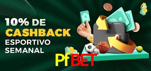 10% de bônus de cashback na Pfbet