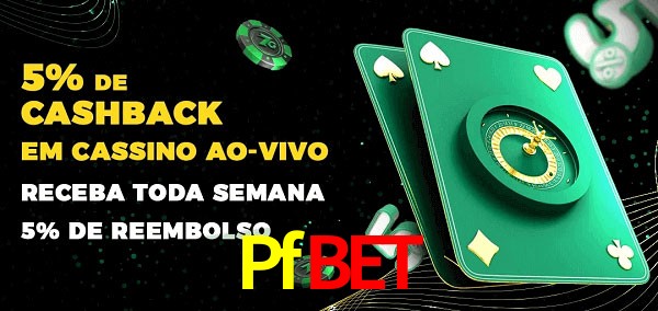 Promoções do cassino ao Vivo Pfbet